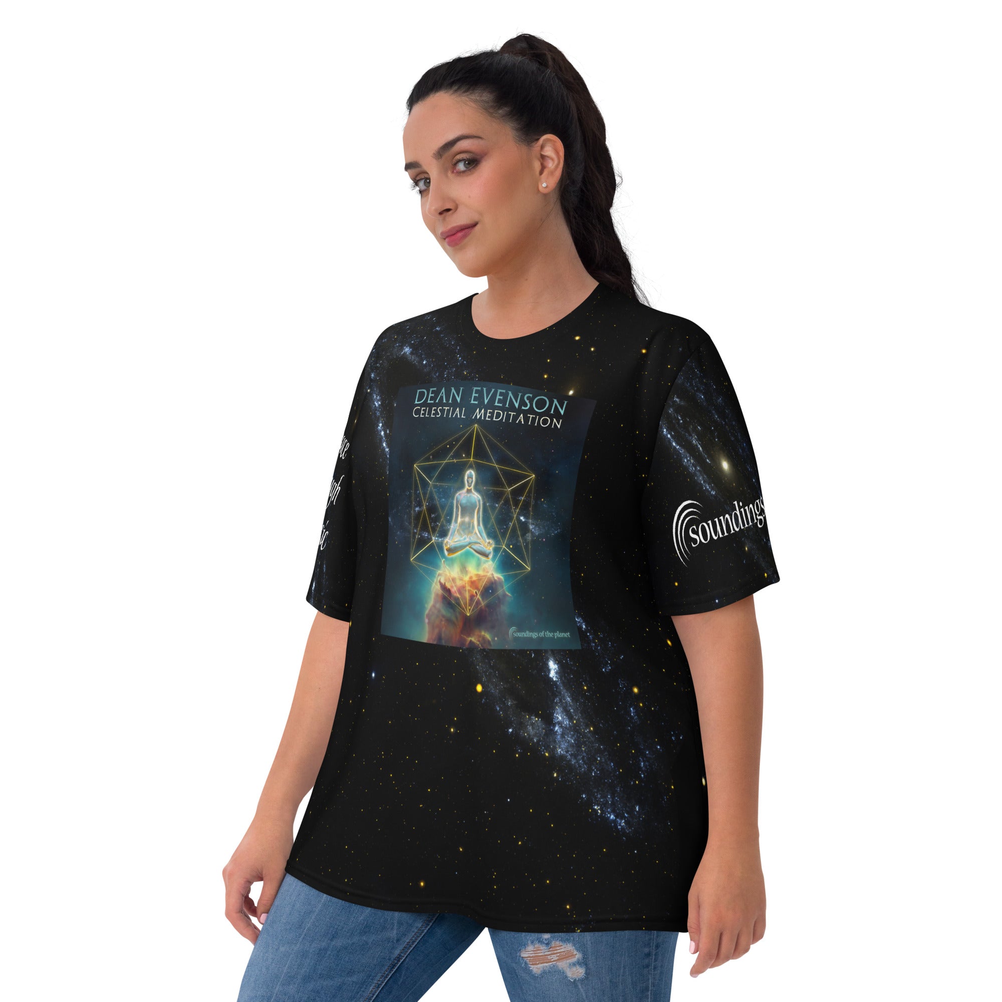 Women's t shirt CELESTIAL MEDITATION