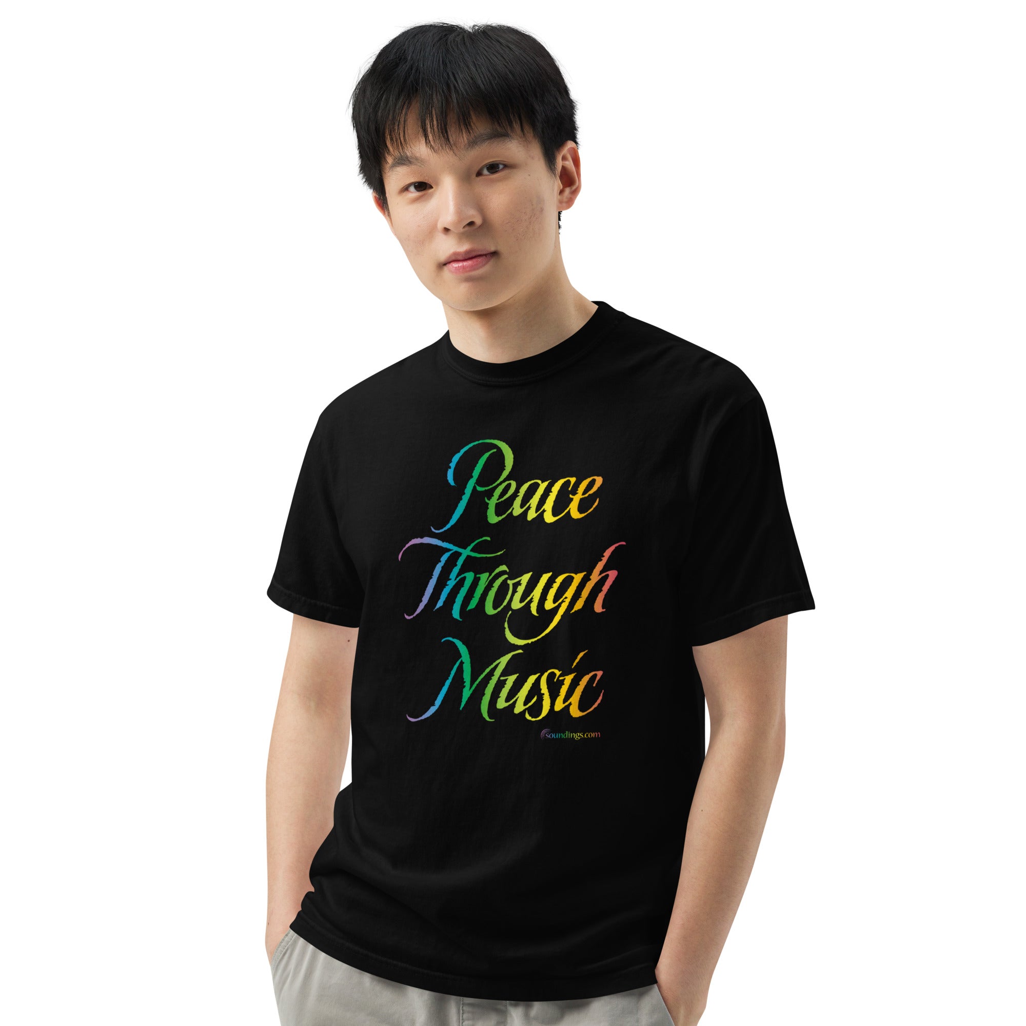 Soundings unisex shirt - PEACE THROUGH MUSIC