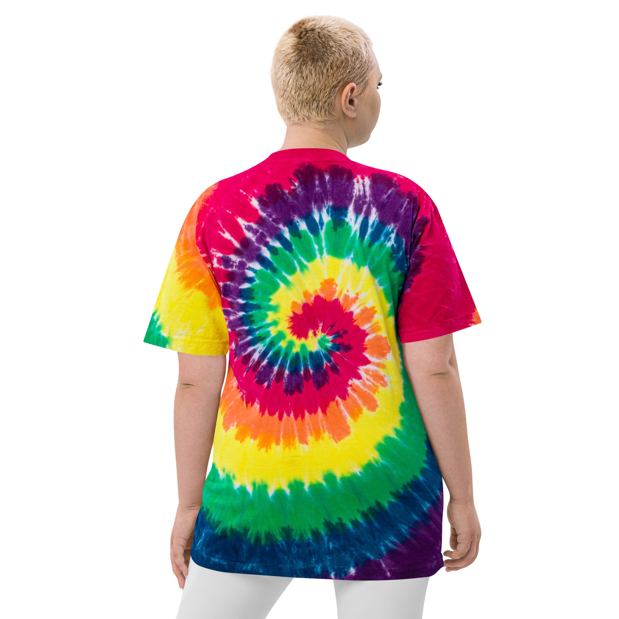 Soundings oversized tie dye shirt - PEACE THROUGH MUSIC